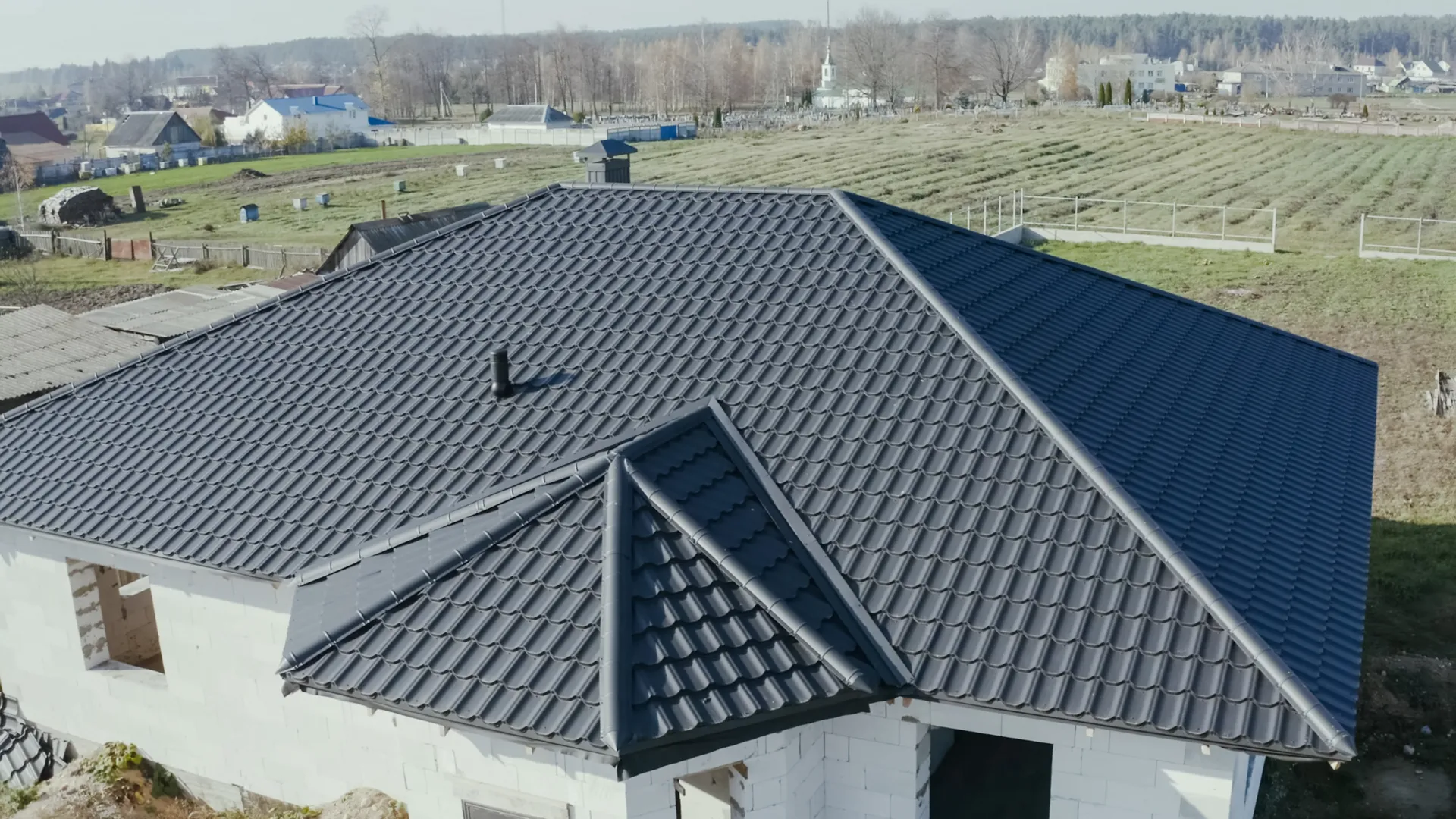 Aerial view of Utah Valley — Roofing contractors serving Lindon, UT